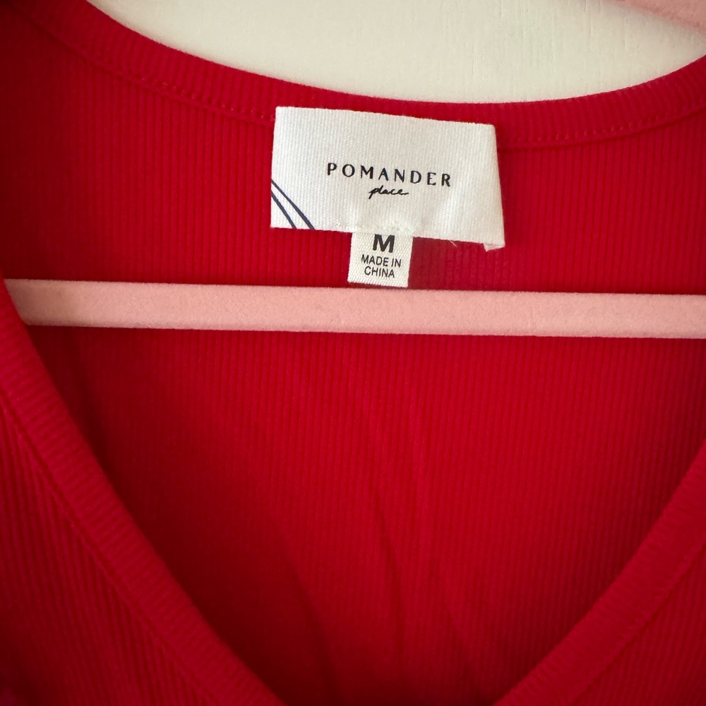 Tuckernuck Red Ruffle Sleeve Top - Picture 2 of 2
